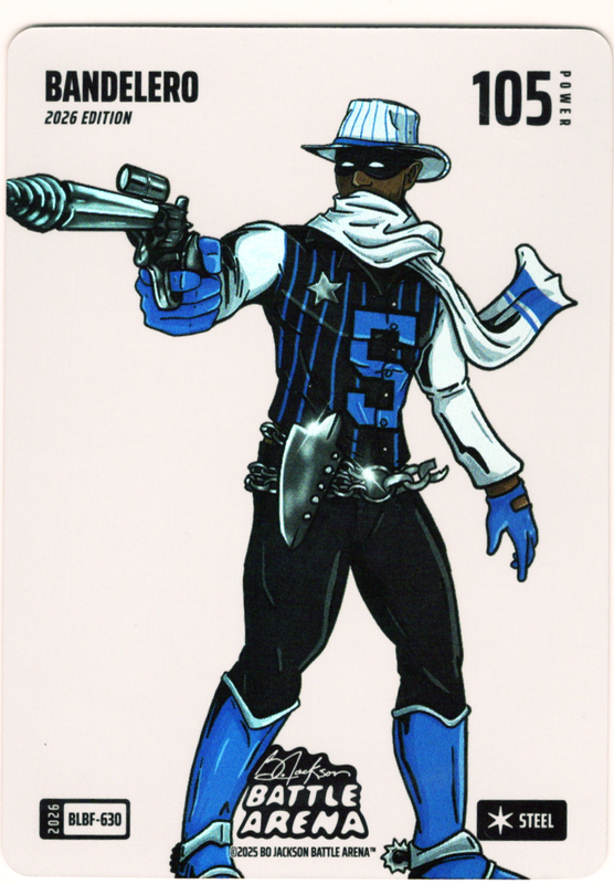 Bo Jackson Battle Arena - Bandelero - Paulo Banchero - Blizzard Battlefoil - Steel - 105 - Griffey Set - BLBF-630