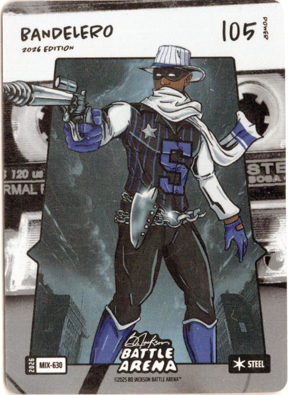 Bo Jackson Battle Arena - Bandelero - Paulo Banchero - Mixtape Battlefoil - Steel - 105 - Griffey Set - MIX-630