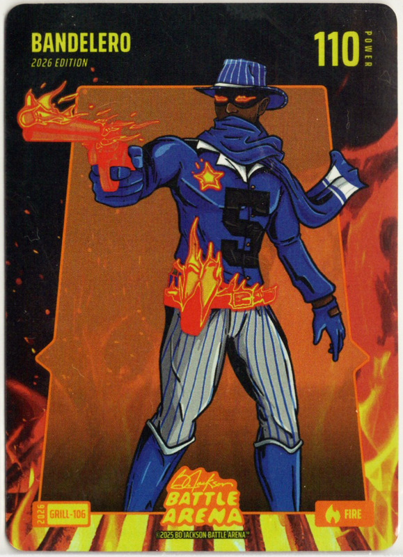 Bo Jackson Battle Arena - Bandelero - Paulo Banchero - Grillin' Battlefoil - Fire - 110 - Griffey Set - GRILL-106