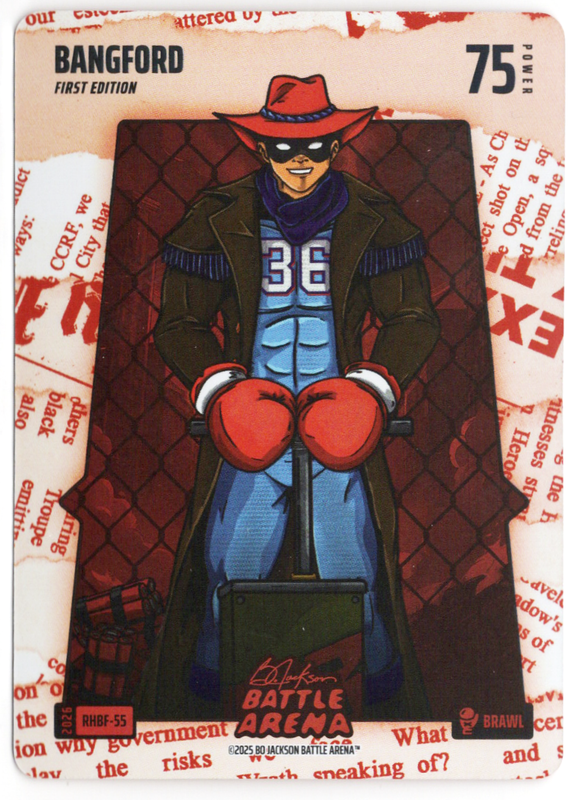 Bo Jackson Battle Arena - Bangford - Wyatt Langford - Red Headlines Battlefoil - Brawl - 75 - Griffey Set - RHBF-55