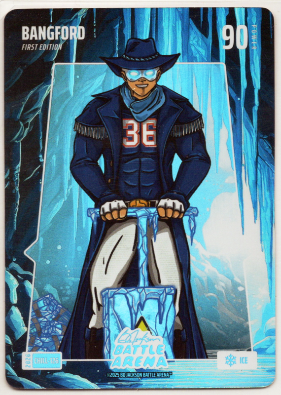 Bo Jackson Battle Arena - Bangford - Wyatt Langford - Chillin' Battlefoil - Ice - 90 - Griffey Set - CHILL-126