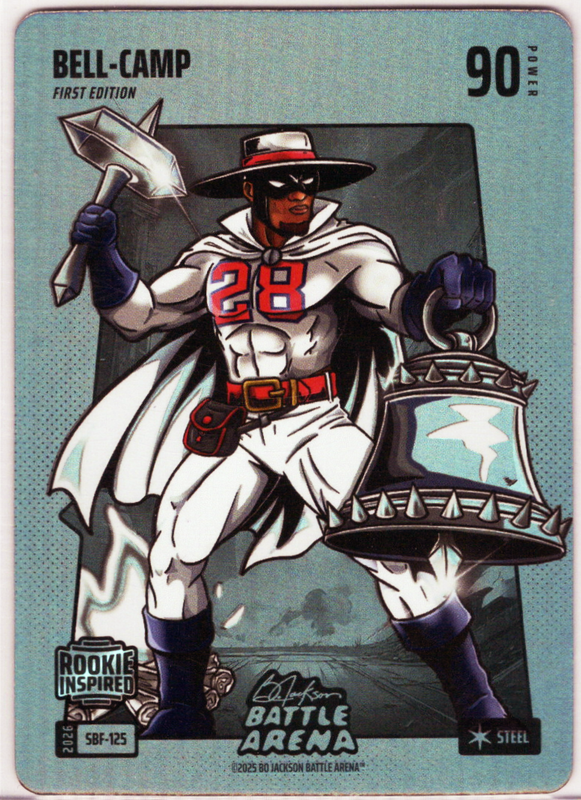 Bo Jackson Battle Arena - Bell-Camp - Kristian Campbell - Silver Battlefoil - Steel - 90 - Griffey Set - SBF-125