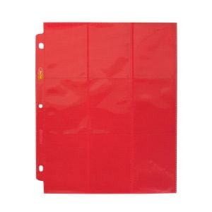 Side Loading 18-Pocket Pro Pages - Red - 1-PRO18S-RED