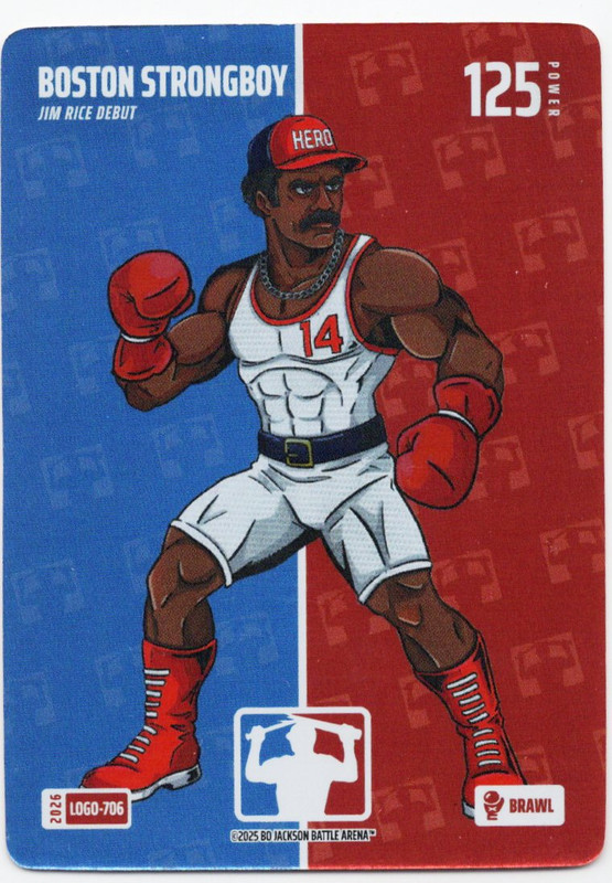 Bo Jackson Battle Arena - Boston Stongboy - Jim Rice - Logofoil - Brawl - 125 - Griffey Set - LOGO-706