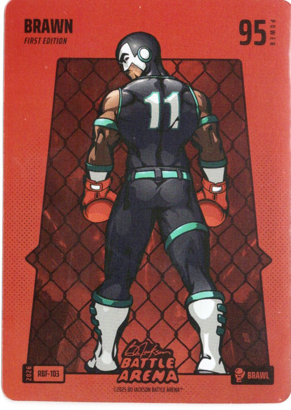 Bo Jackson Battle Arena - Brawn - AJ Brown - Red Battlefoil - Brawl - 95 - Griffey Set - RBF-103