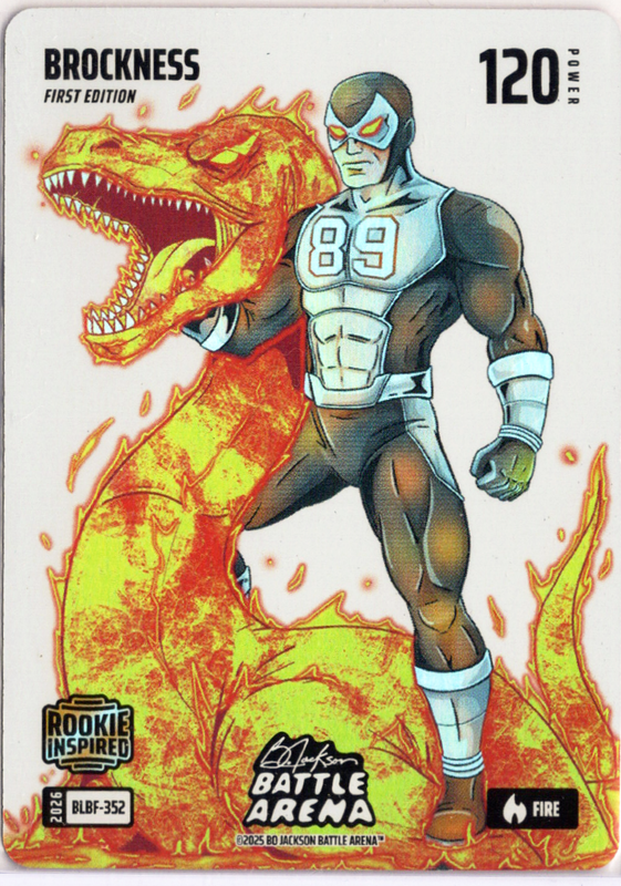 Bo Jackson Battle Arena - BrockNess - Brock Bowers - Blizzard Battlefoil - Fire - 120 - Griffey Set - BLBF-352