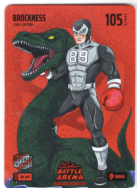 Bo Jackson Battle Arena - BrockNess - Brock Bowers - Icon Battlefoil - Brawl - 105 - Griffey Set - IBF-349