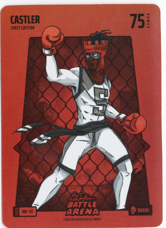 Bo Jackson Battle Arena - Castler - Stephon Castle - Red Battlefoil - Brawl - 75 - Griffey Set - RBF-131