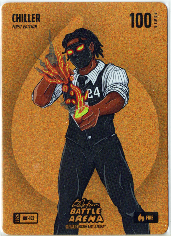 Bo Jackson Battle Arena - Chiller - Cam Thomas - Icon Battlefoil - Fire - 100 - Griffey Set - IBF-183