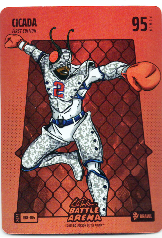 Bo Jackson Battle Arena - Cicada - Cade Cunningham - Red Battlefoil - Brawl - 95 - Griffey Set - RBF-104