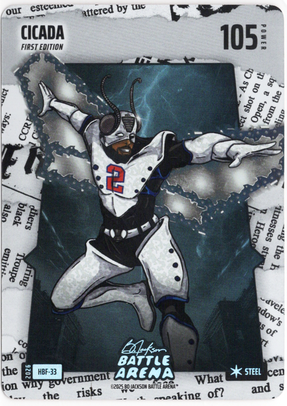 Bo Jackson Battle Arena - Cicada - Cade Cunningham - Headlines Battlefoil - Steel - 105 - Griffey Set - HBF-33