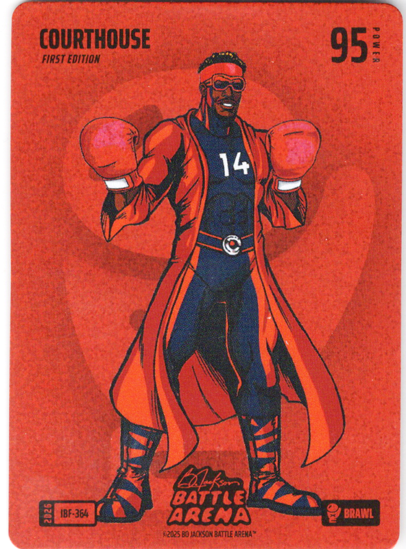 Bo Jackson Battle Arena - Courthouse - Courtland Sutton - Icon Battlefoil - Brawl - 95 - Griffey Set - IBF-364