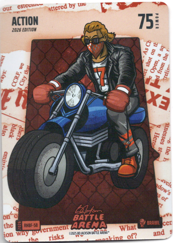 Bo Jackson Battle Arena - Action - Jackson Holliday - Red Headlines Battlefoil - Brawl - 75 - Griffey Set - RHBF-58