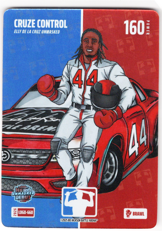 Bo Jackson Battle Arena - Cruze Control - Elly De La Cruz - Logofoil - Brawl - 160 - Griffey Set - LOGO-660