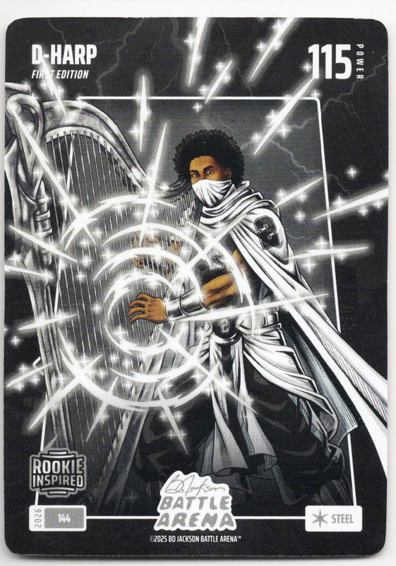 Bo Jackson Battle Arena - D-Harp - Dylan Harper - Base Set - Steel - 115 - Griffey Set - 144