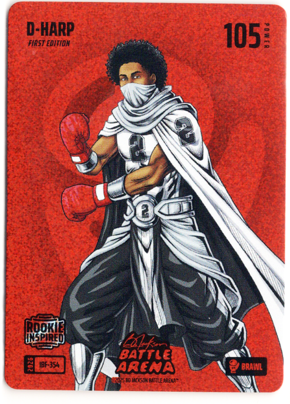 Bo Jackson Battle Arena - D-Harp - Dylan Harper - Icon Battlefoil - Brawl - 105 - Griffey Set - IBF-354