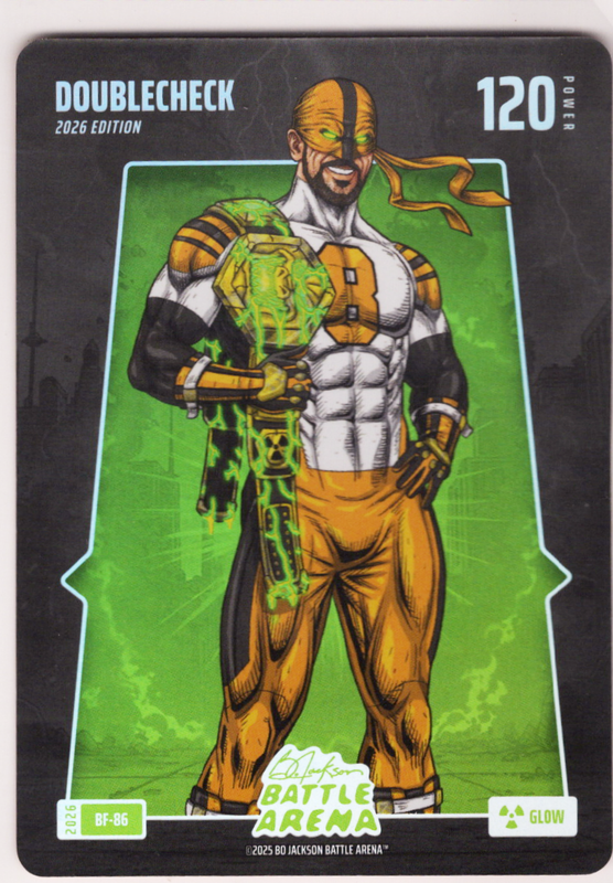 Bo Jackson Battle Arena - Doublecheck - Aaron Rodgers - Battlefoils - Glow - 120 - Griffey Set - BF-86