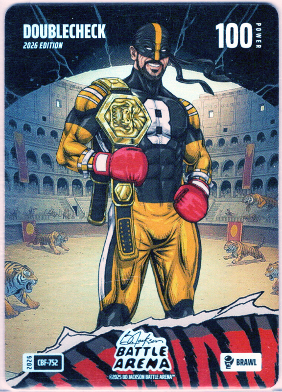 Bo Jackson Battle Arena - Doublecheck - Aaron Rodgers - Colosseum Battlefoil - Brawl - 100 - Griffey Set - CBF-752