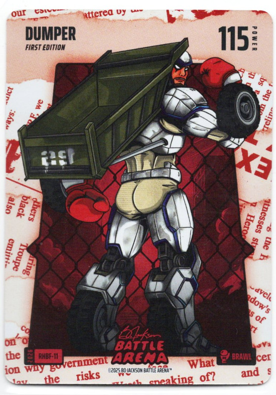 Bo Jackson Battle Arena - Dumper - Cal Raleigh - Red Headlines Battlefoil - Brawl - 115 - Griffey Set - RHBF-11