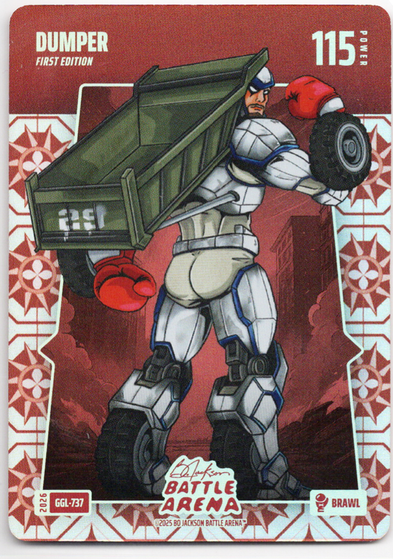 Bo Jackson Battle Arena - Dumper - Cal Raleigh - Great Grandma Linoleum Battlefoil - Brawl - 115 - Griffey Set - GGL-737