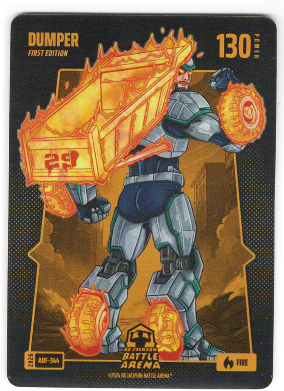Bo Jackson Battle Arena - Dumper - Cal Raleigh - Alpha Battlefoil - Fire - 130 - Griffey Set - ABF-344