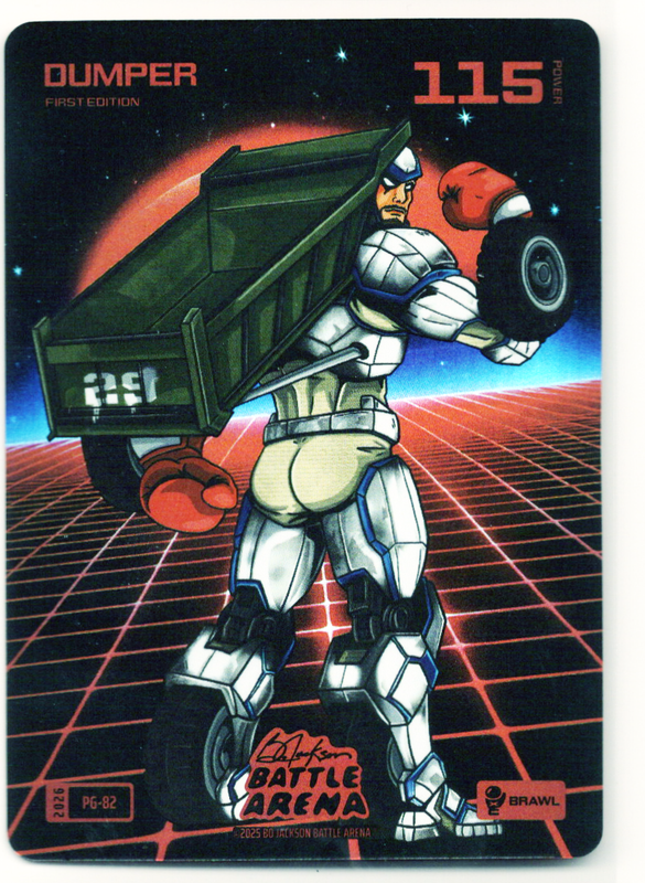 Bo Jackson Battle Arena - Dumper - Cal Raleigh - Power Glove Battlefoil - Brawl - 115 - Griffey Set - PG-82