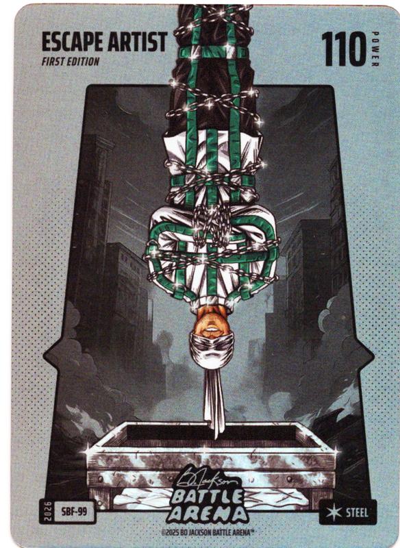 Bo Jackson Battle Arena - Escape Artist - Jordan Spieth - Silver Battlefoil - Steel - 110 - Griffey Set - SBF-99