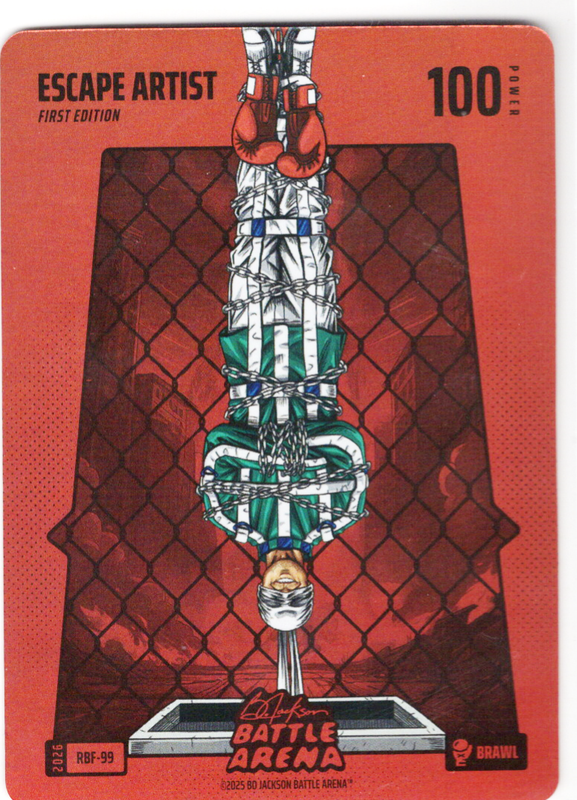 Bo Jackson Battle Arena - Escape Artist - Jordan Spieth - Red Battlefoil - Brawl - 100 - Griffey Set - RBF-99