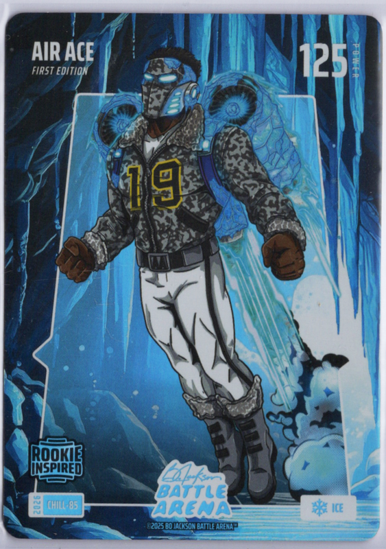 Bo Jackson Battle Arena - Air Ace - Ace Bailey - Chillin' Battlefoil - Ice - 125 - Griffey Set - CHILL-85