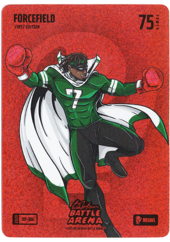Bo Jackson Battle Arena - Forcefield - Justin Fields - Icon Battlefoil - Brawl - 75 - Griffey Set - IBF-386
