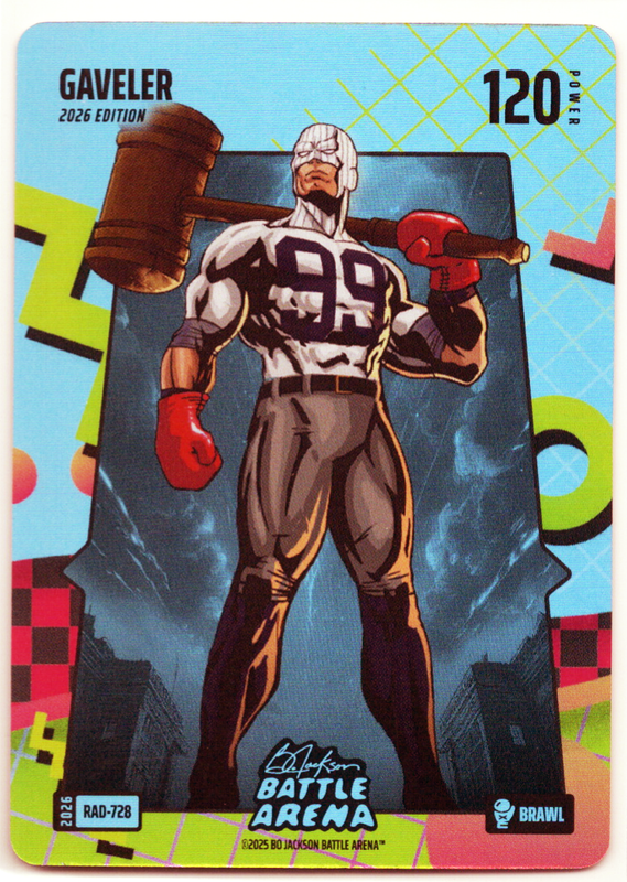 Bo Jackson Battle Arena - Gaveler - Aaron Judge - 80's Rad Battlefoil - Brawl - 120 - Griffey Set - RAD-728
