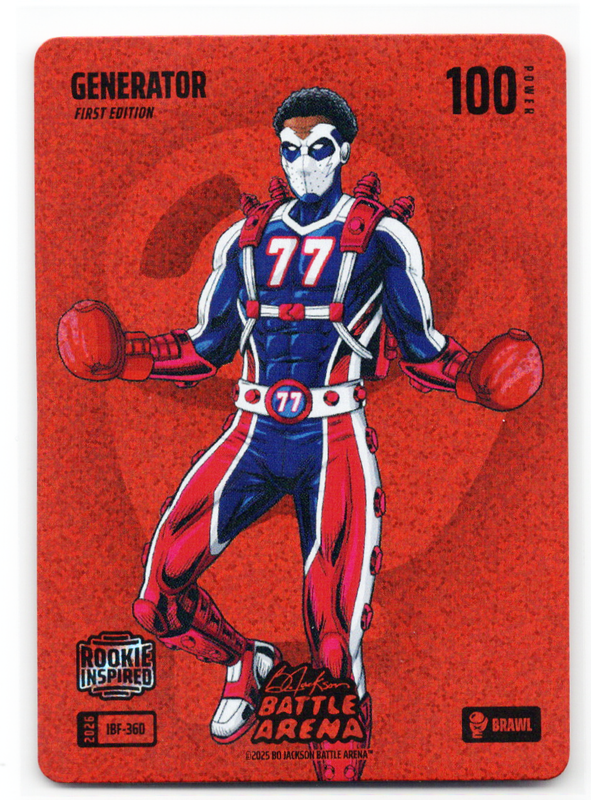 Bo Jackson Battle Arena - Generator - V.J. Edgecombe - Icon Battlefoil - Brawl - 100 - Griffey Set - IBF-360