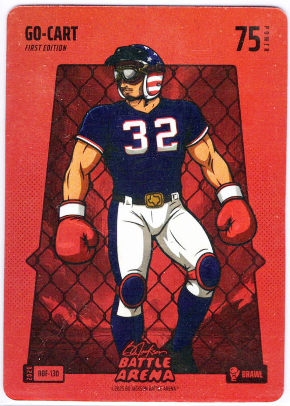 Bo Jackson Battle Arena - Go-Cart - Evan Carter - Red Battlefoil - Brawl - 75 - Griffey Set - RBF-130
