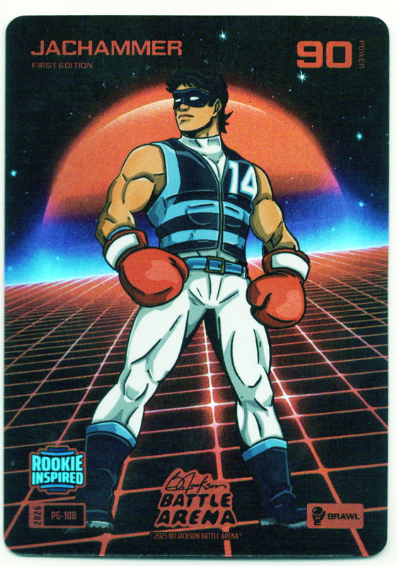 Bo Jackson Battle Arena - JacHammer - Jac Caglianone - Power Glove Battlefoil - Brawl - 90 - Griffey Set - PG-108