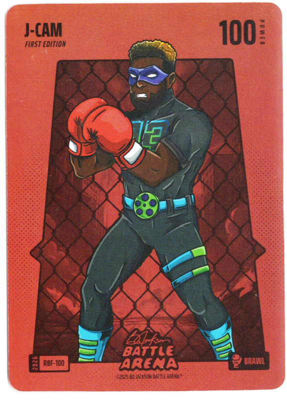Bo Jackson Battle Arena - J-Cam - Junior Caminero - Red Battlefoil - Brawl - 100 - Griffey Set - RBF-100