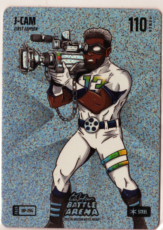 Bo Jackson Battle Arena - J-Cam - Junior Caminero - Icon Battlefoil - Steel - 110 - Griffey Set - IBF-294