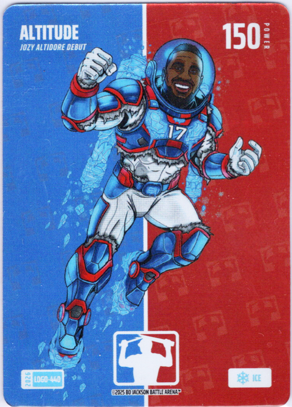 Bo Jackson Battle Arena - Altitude - Jozy Altidore - Logofoil - Ice - 150 - Griffey Set - LOGO-440