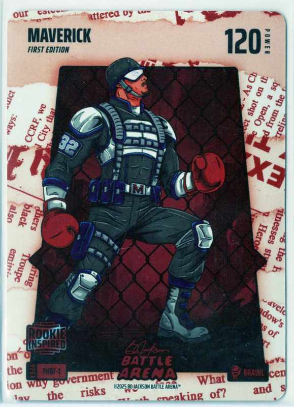 Bo Jackson Battle Arena - Maverick - Cooper Flagg - Red Headlines Battlefoil - Brawl - 120 - Griffey Set - RHBF-1