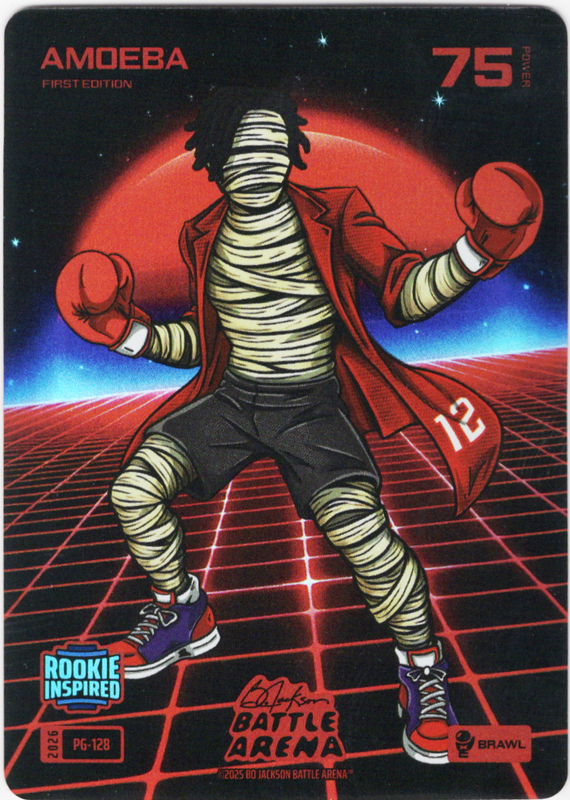 Bo Jackson Battle Arena - Amoeba - Collin Murray- Boyles - Power Glove Battlefoil - Brawl - 75 - Griffey Set - PG-128