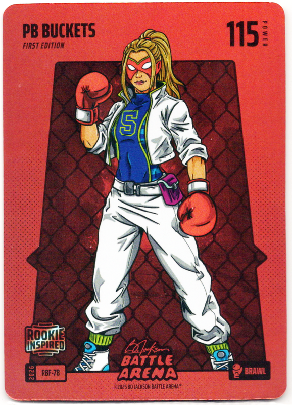 Bo Jackson Battle Arena - PB Buckets - Paige Bueckers - Red Battlefoil - Brawl - 115 - Griffey Set - RBF-78