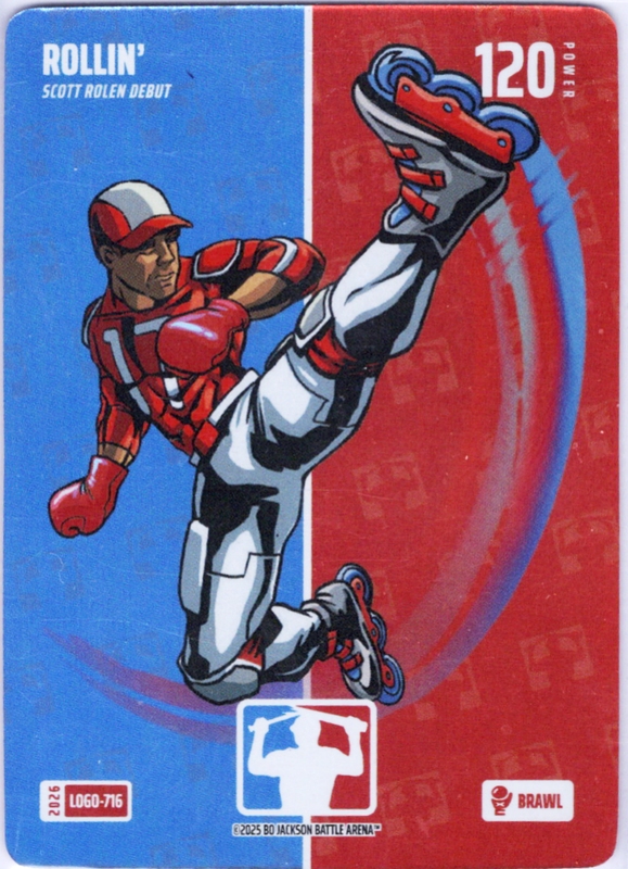 Bo Jackson Battle Arena - Rollin' - Scott Rolen - Logofoil - Brawl - 120 - Griffey Set - LOGO-716