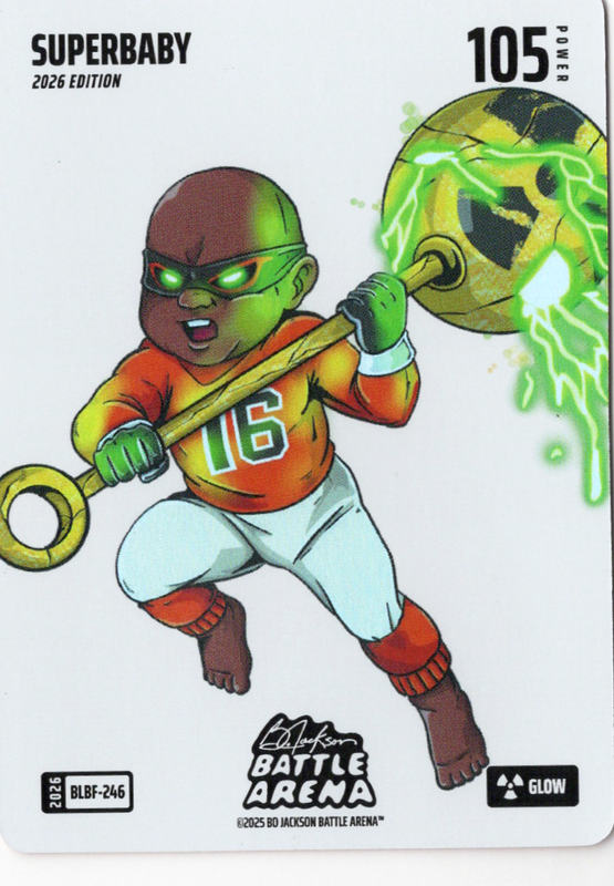 Bo Jackson Battle Arena - Superbaby - Rafael Devers - Blizzard Battlefoil - Glow - 105 - Griffey Set - BLBF-246