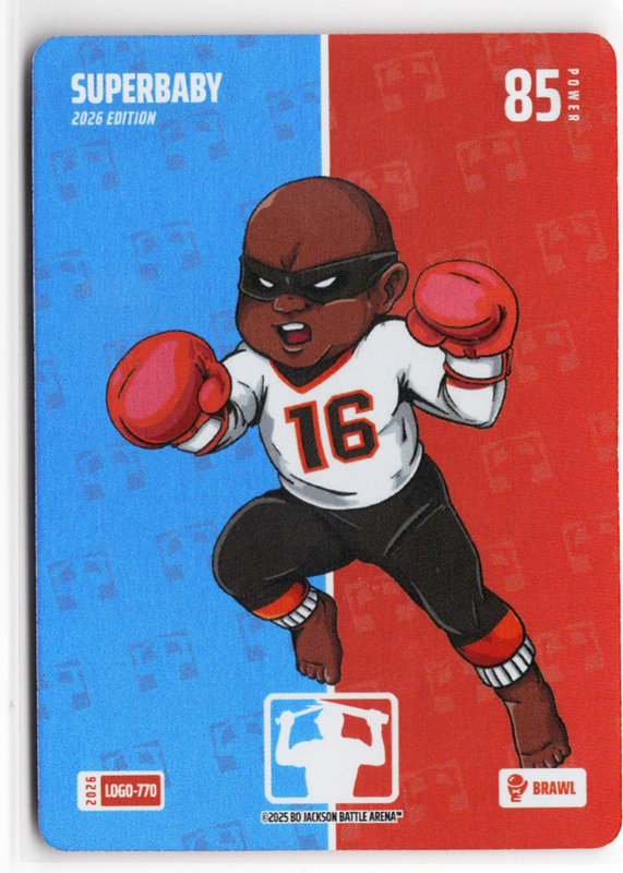 Bo Jackson Battle Arena - Superbaby - Rafael Devers - Logofoil - Brawl - 85 - Griffey Set - LOGO-770