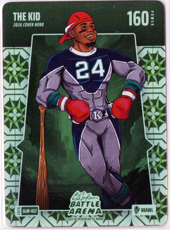 Bo Jackson Battle Arena - The Kid - Ken Griffey Jr. - Grandma's Linoleum Battlefoil - Brawl - 160 - Griffey Set - GLBF-657