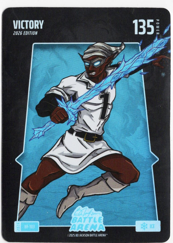 Bo Jackson Battle Arena - Victory - Victor Wembanyama - Battlefoils - Ice - 135 - Griffey Set - BF-183