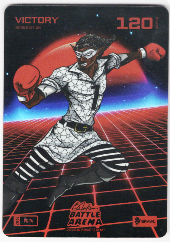 Bo Jackson Battle Arena - Victory - Victor Wembanyama - Power Glove Battlefoil - Brawl - 120 - Griffey Set - PG-74