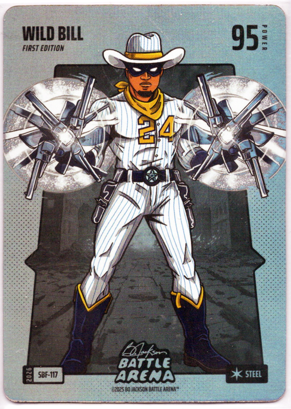 Bo Jackson Battle Arena - Wild Bill - William Contreras - Silver Battlefoil - Steel - 95 - Griffey Set - SBF-117