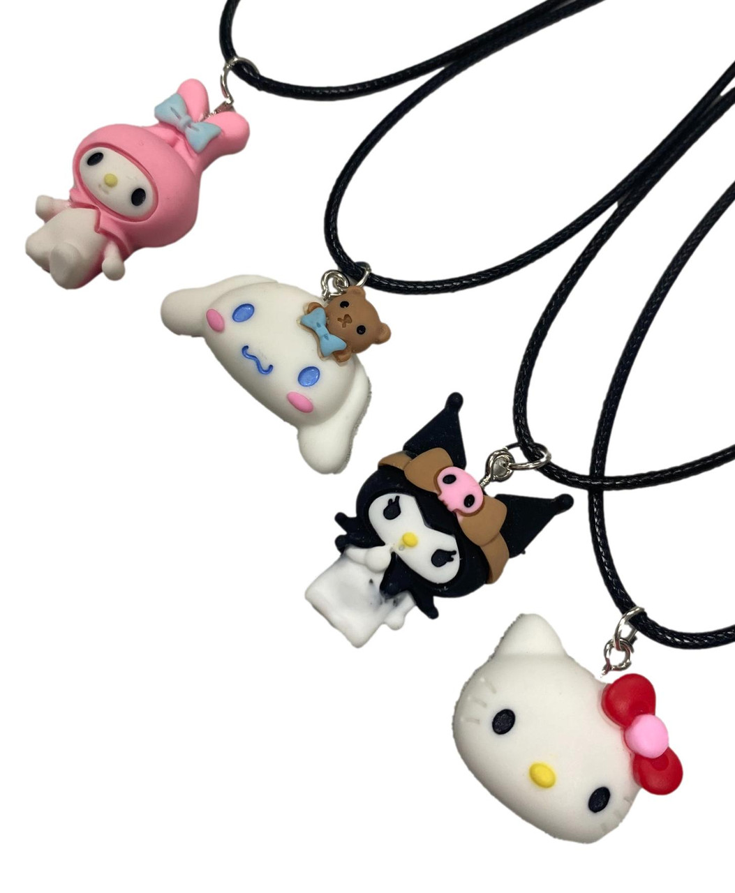 İYİ MODA 2 Pieces Hello Kitty Best Friends Bff String Double Necklace  Friendship Necklace