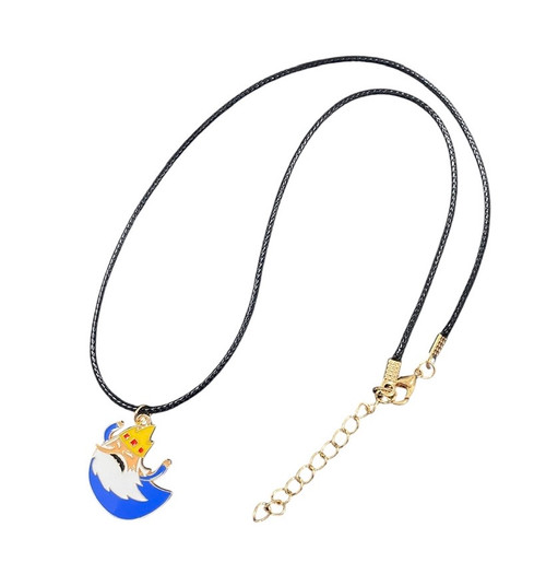 ICE KING ADVENTURE TIME ENAMEL & GOLD ALLOY WAX CIRD PENDANT NECKLACE