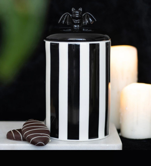 STRIPED BAT STORAGE JAR